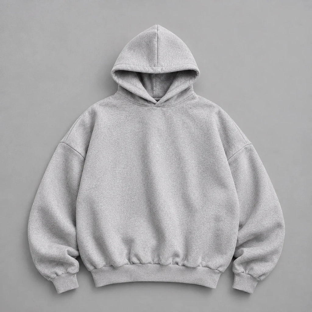 The Oversized Hoodie – Melange Grey